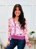 Forever In Bloom Cardigan In Plum