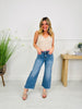 On The Go Tummy Control Wide Leg Jeans