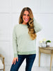 Cloud Nine Knit Top In Sage