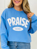 Praise God Graphic Crewneck Sweatshirt in Two Colors!