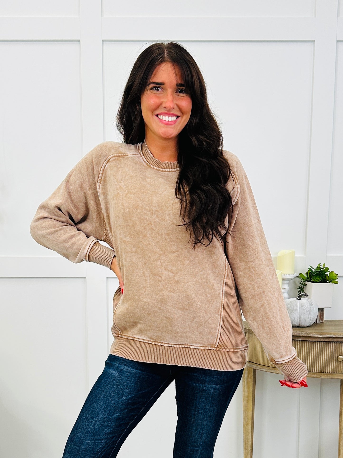 Stay Awhile Sweatshirt In Multiple Colors