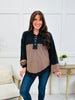 Downtown Cozy Top In Black