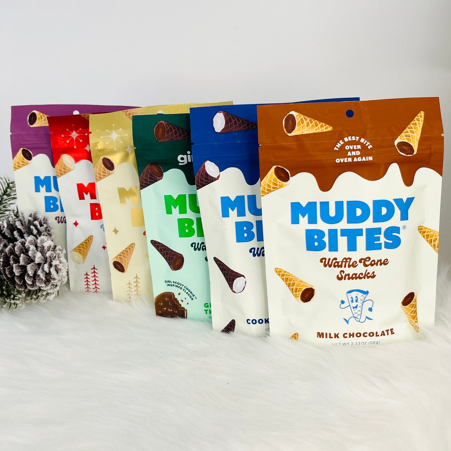 Muddy Bites Waffle Cone Snacks- Multiple Flavors!