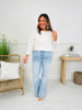 Stop and Stare Flare Tummy Control Jeans