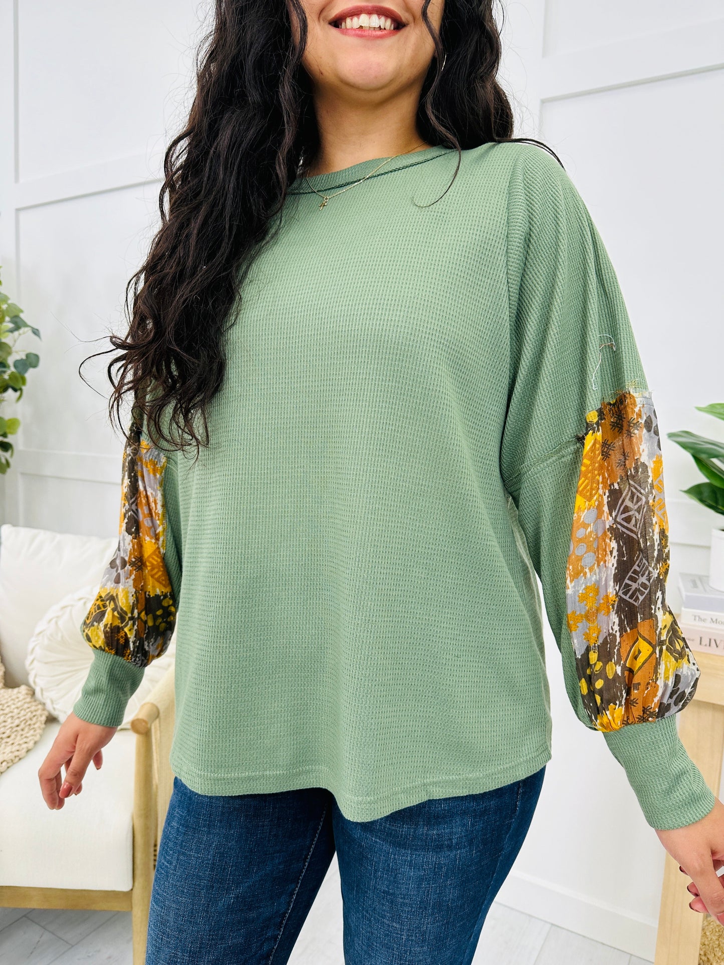 Evergreen Essence Long Sleeve Top