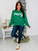 All Is Merry Sweater In Hunter Green