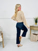 Fall Into Place Tummy Control Wide Leg Crop Jeans