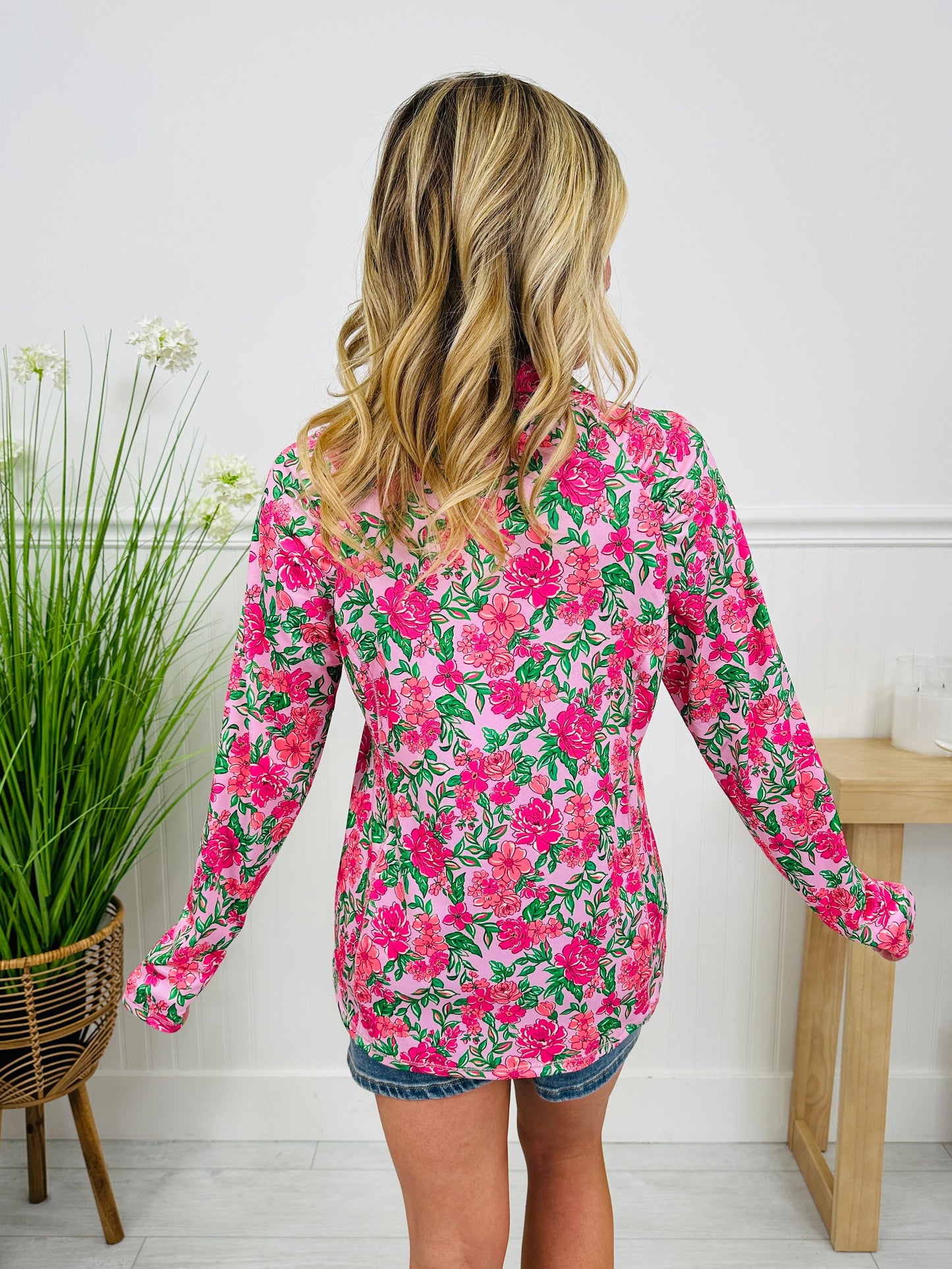 Where Spring Begins Top in Maui Print