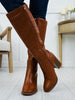 Taking The Long Way Bootie In Cognac