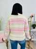 Ever After Knit Sweater in Pink Mix
