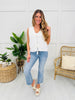 Calm Current Tie Top