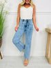 Summer Mood Cropped Wide Leg Jeans