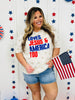 Loves Jesus And America Too Graphic Tee