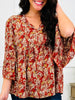 The Blooming Days Top In Rust