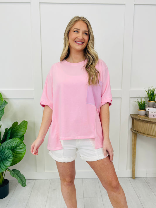 The Simply Yours Top In Light Pink