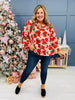 REG/CURVY Holiday Blossoms Top