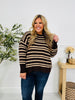 Soft Seasons Sweater In Dark Brown
