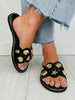 Shell Yeah Baby Sandals In Black