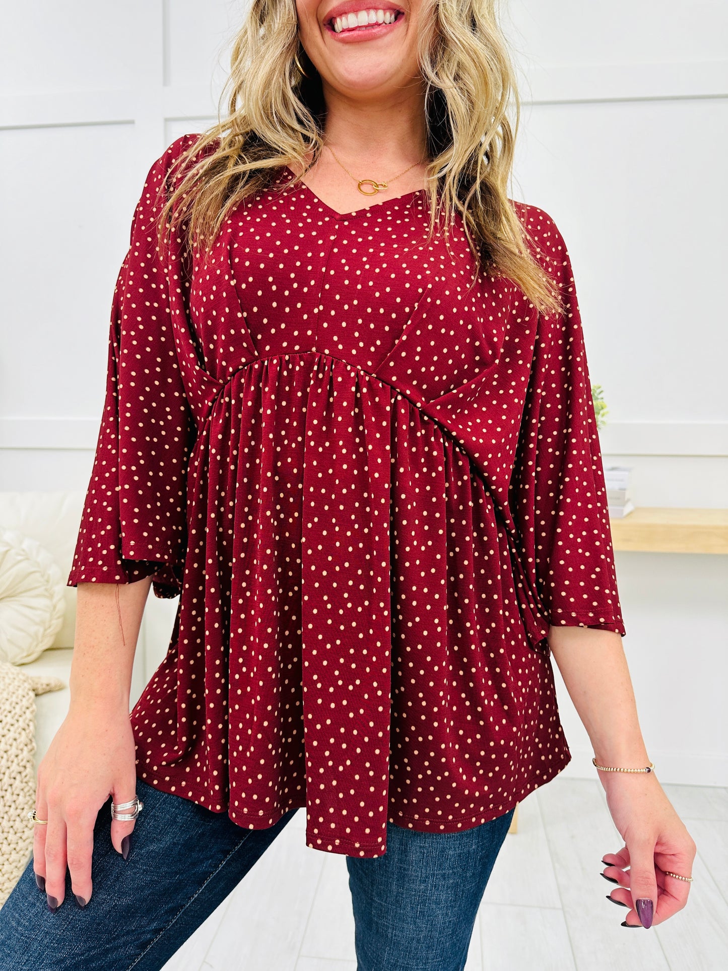 REG/CURVY My Love For You Blossoms Top