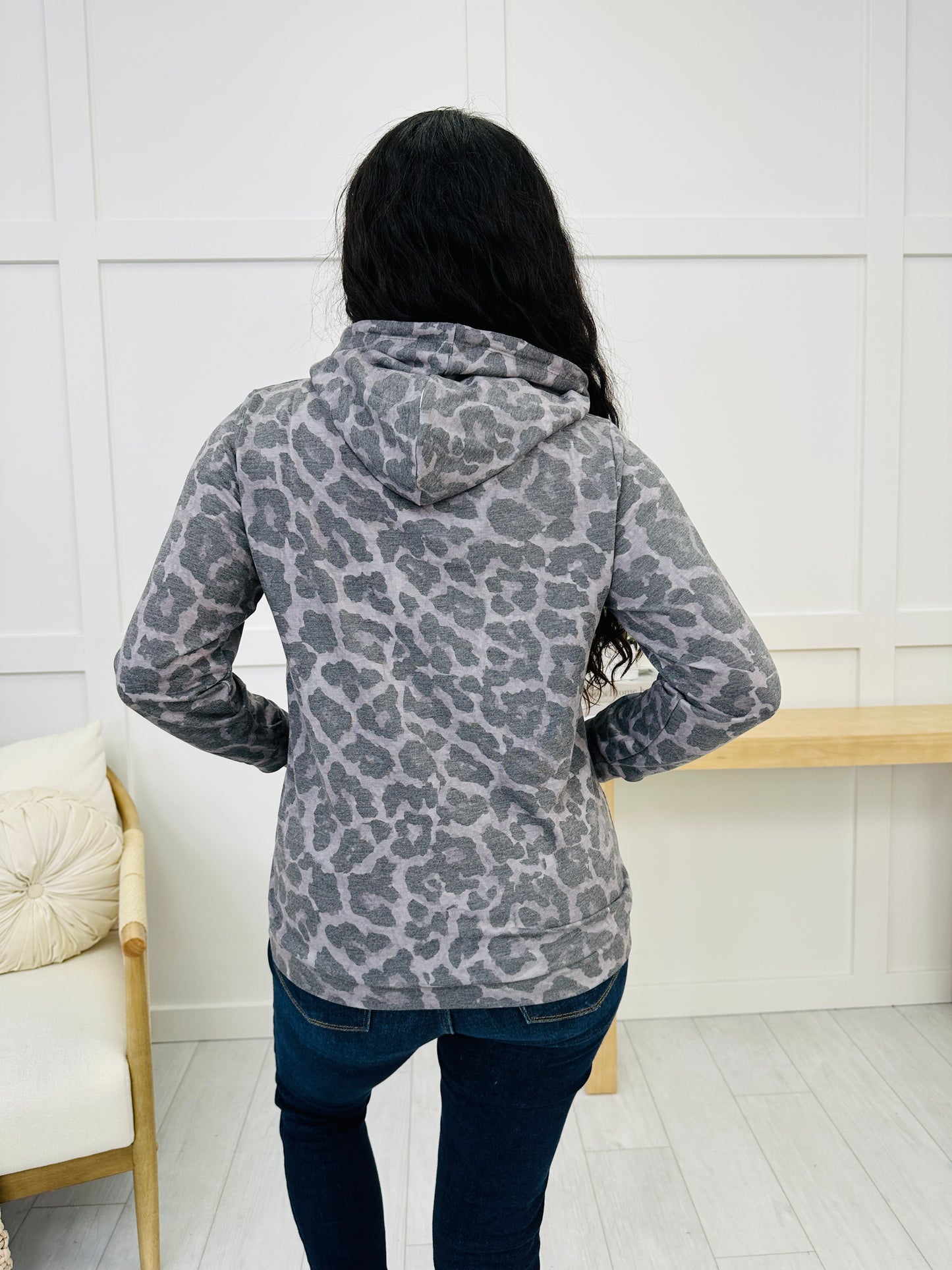 REG/CURVY Lounge In Leopard Hoodie