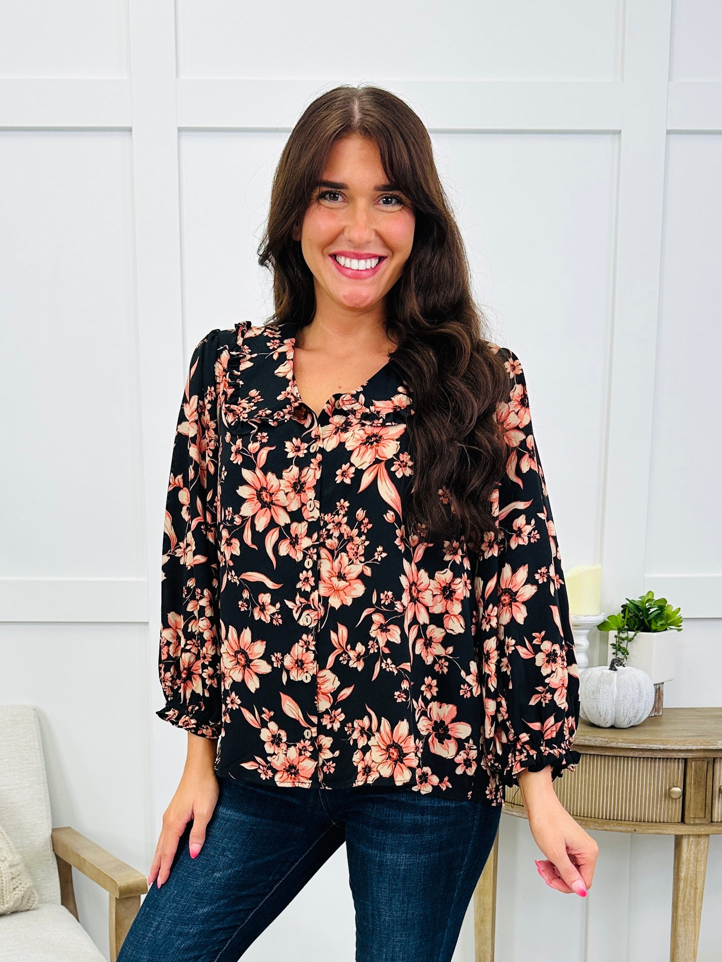 Autumn After Dark Top In Black