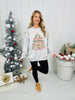 Merry And Caffeinated Graphic Crewneck Sweatshirt