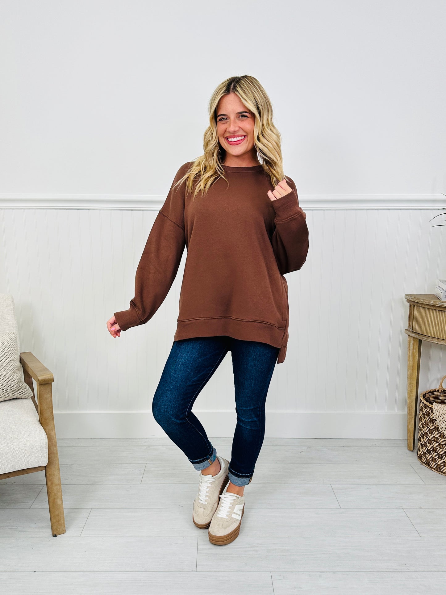 Cozy Intentions Pullover- Multiple Colors!