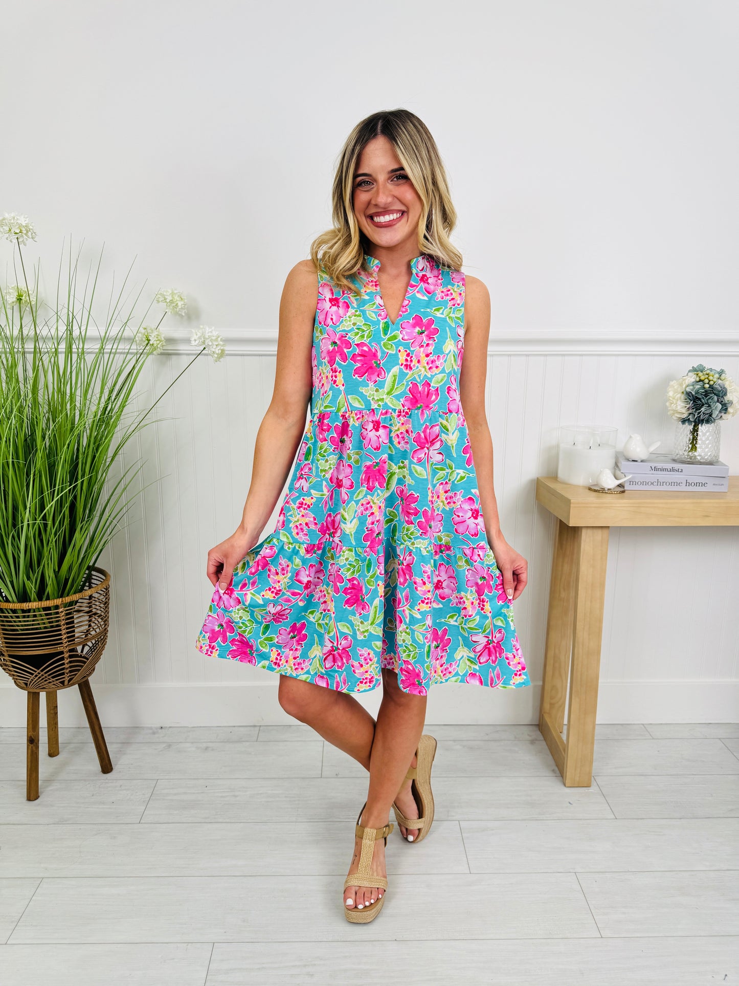 Stay Sunny Dress in Key West Print