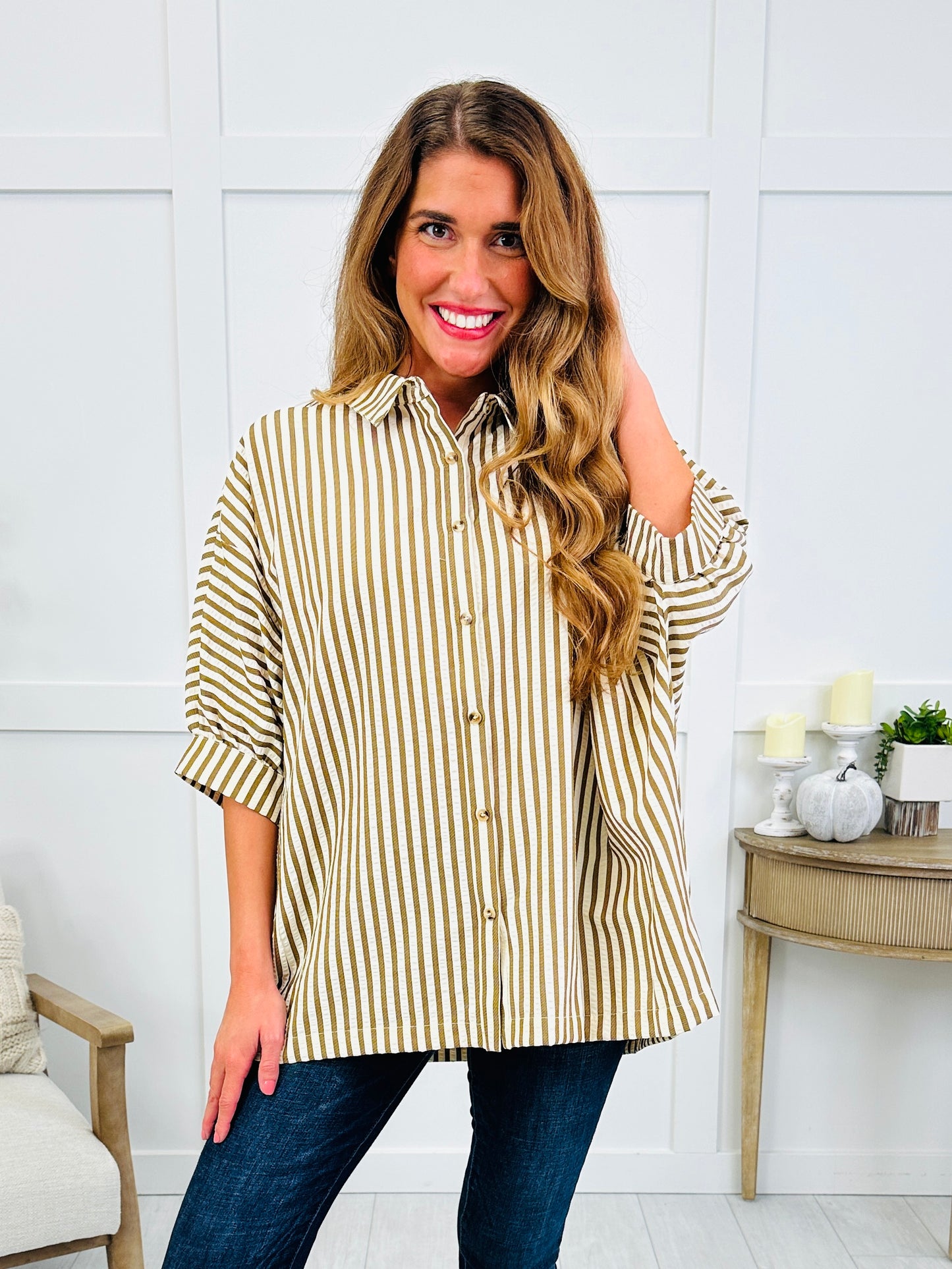 Olive & Oat Top