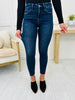 Lovervet Cut to the Feeling Cropped Skinny Jeans in Reg/Curvy