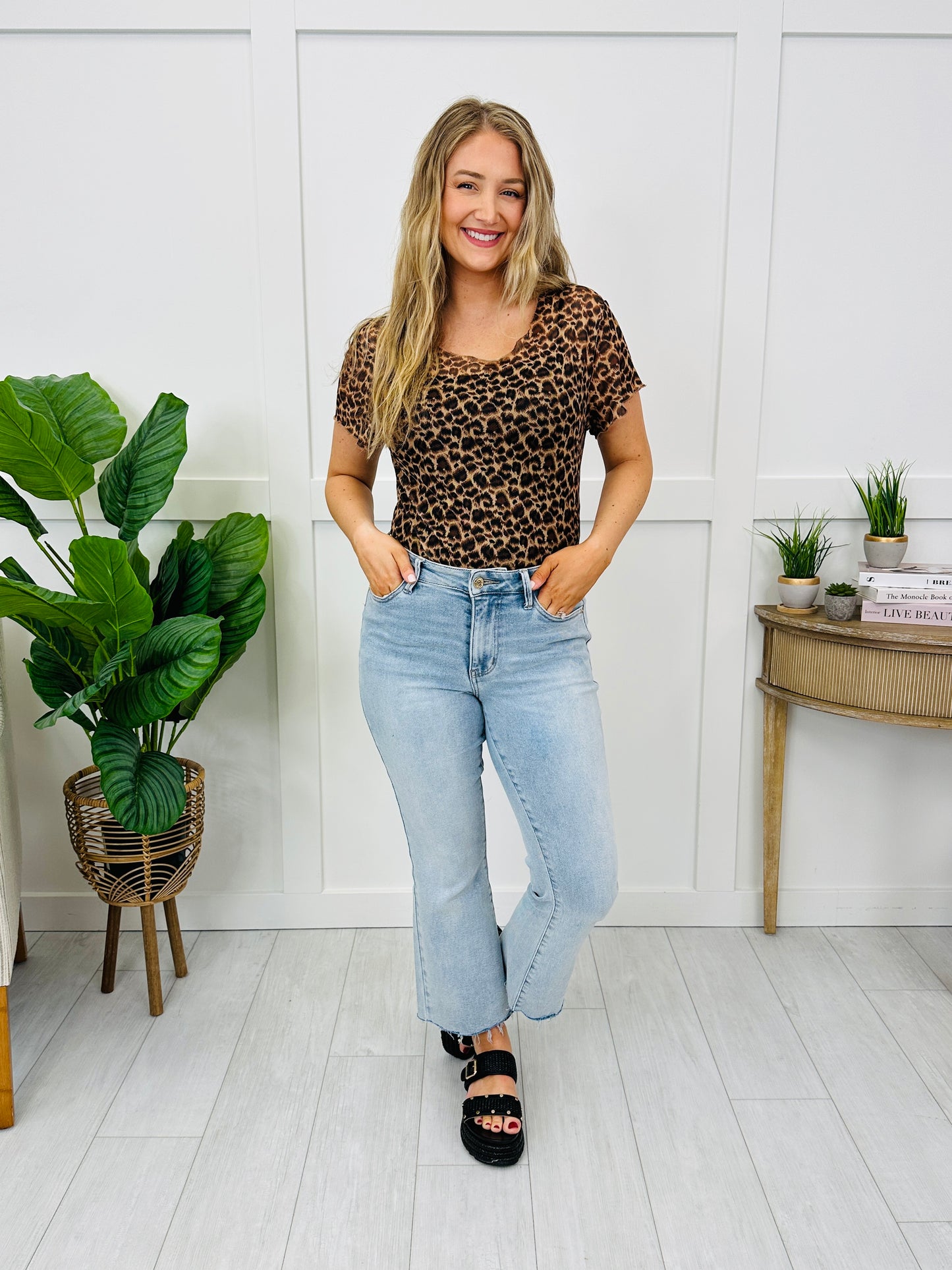 Off-Duty Leopard Top