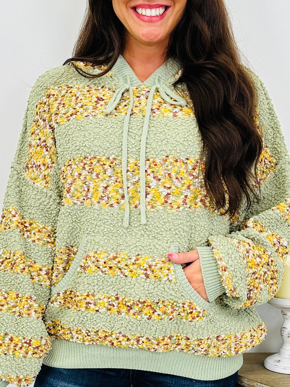 Cozy Crush Hoodie In Pistachio