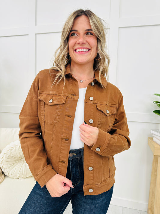 Judy Blue Golden Hour Denim Jacket in Reg/Curvy