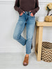 Judy Blue Endless Style Tummy Control Ankle Straight Jeans In Regular And Petite