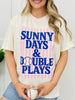 Sunny Days and Double Plays Graphic Tee
