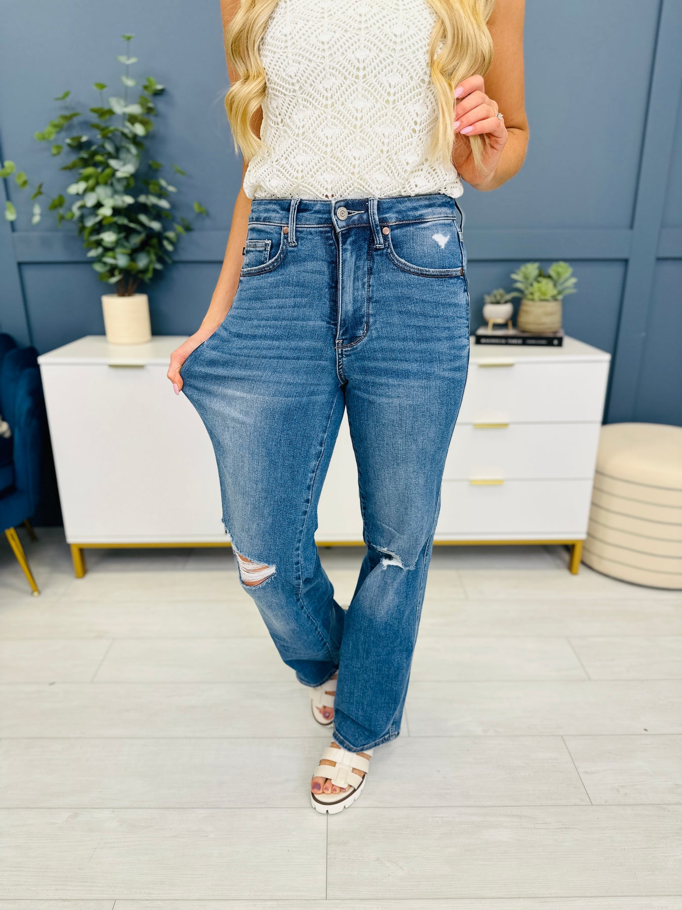 New Judy Blue spring Tummy Control Jeans are here! 👏 #shopmoco