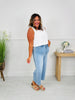 Pearl Pop Cropped Wide Leg Tummy Control Jeans