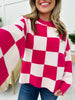 REG/CURVY Come Check This MOCO Exclusive Design Checkered Sweater- Multiple Colors!