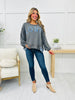 Heartfelt Petals Pullover In Charcoal