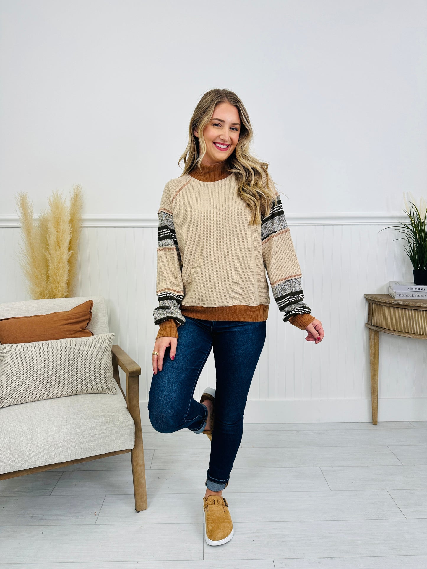 Stripe It Lucky Pullover