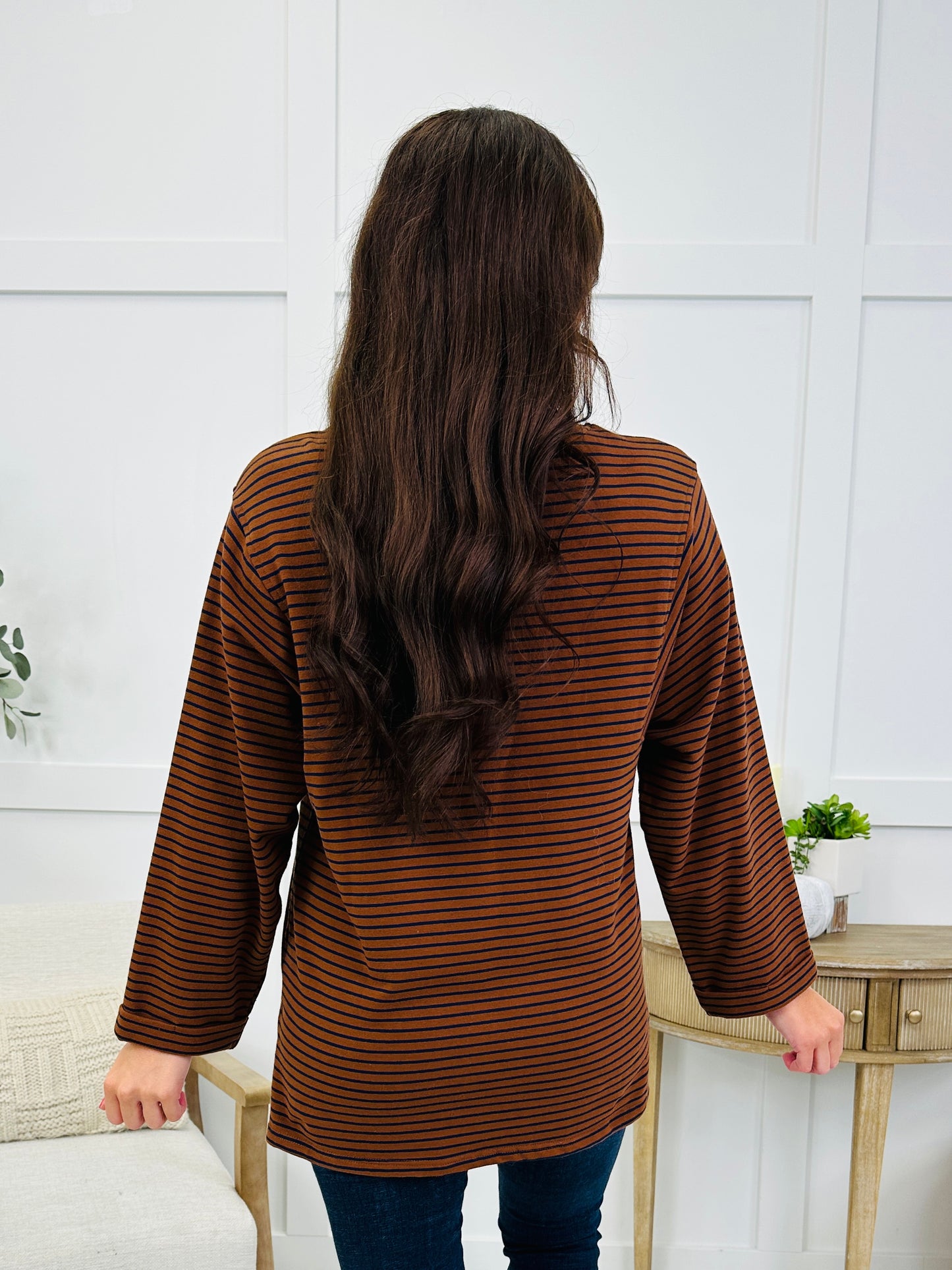 Soft Focus Pullover in Chocolate