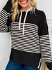 Worth The Stripe Top In Chocolate