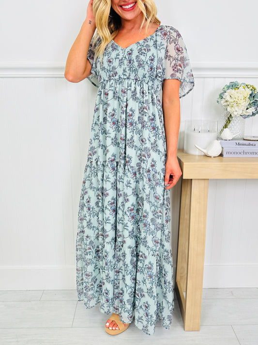 Summer in Bloom Dress in Sardinia Print