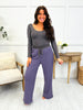 Lounging Around Pants In Purple/Brown