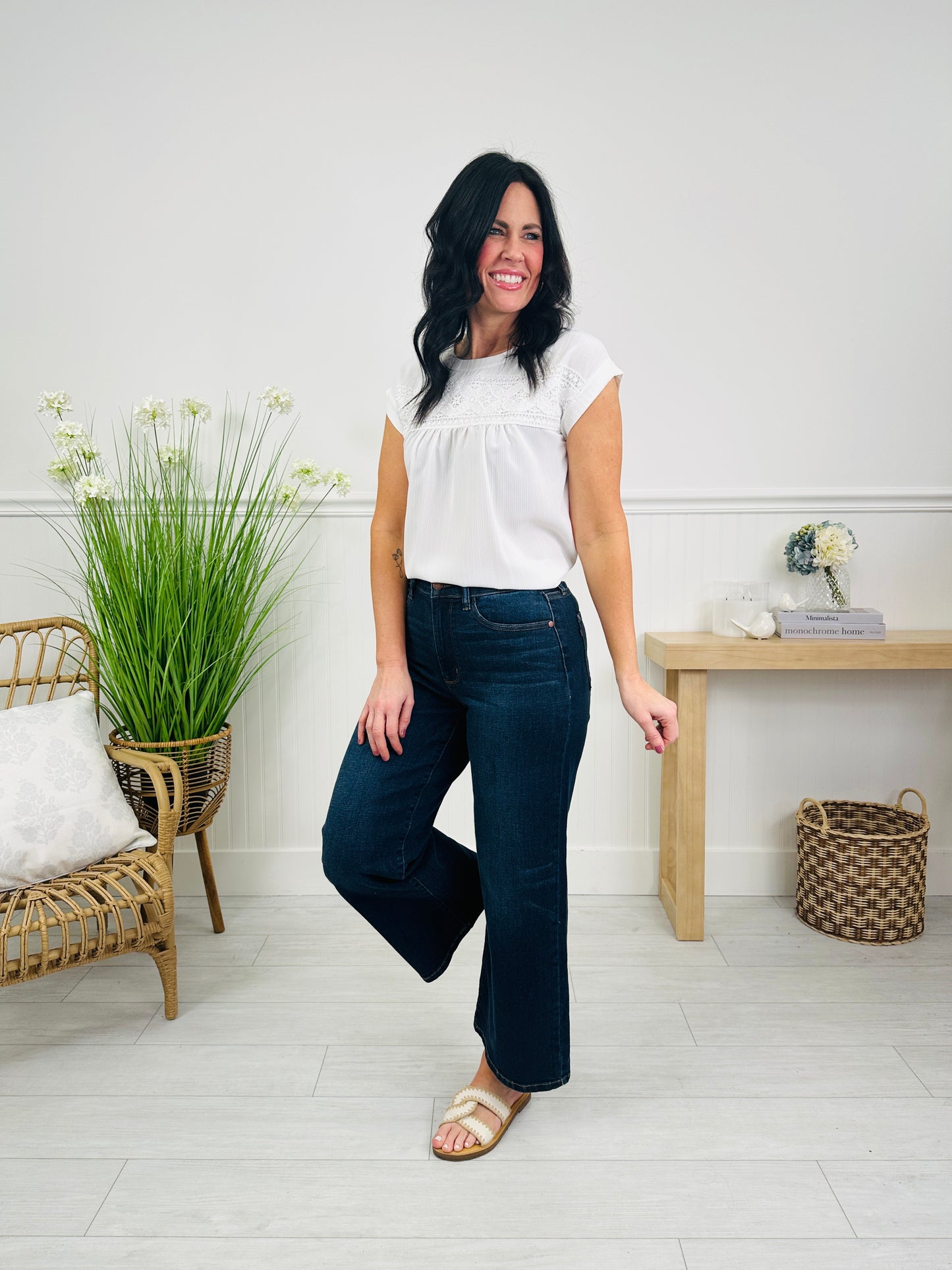 Judy Blue Ankles Out Ankle Jeans