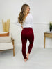 Nothing In The Way Leggings In Dk Burgundy