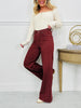 Judy Blue Cranberry Crush Retro Wide Leg Jeans