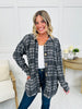 Flannel Forecast Shacket In Black