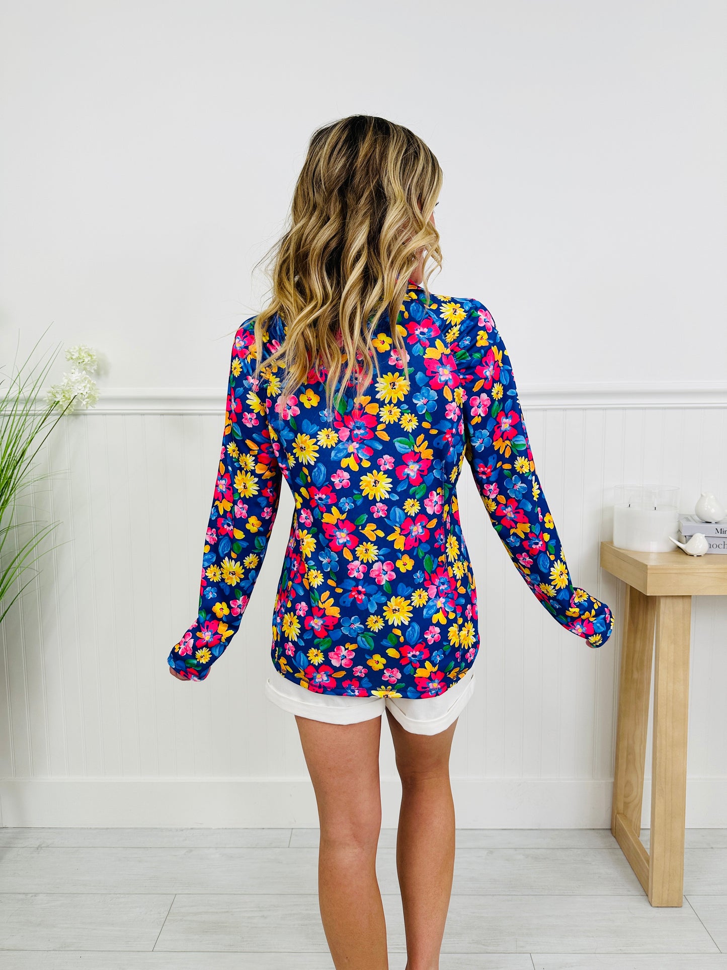 Where Spring Begins Top in Charleston Print