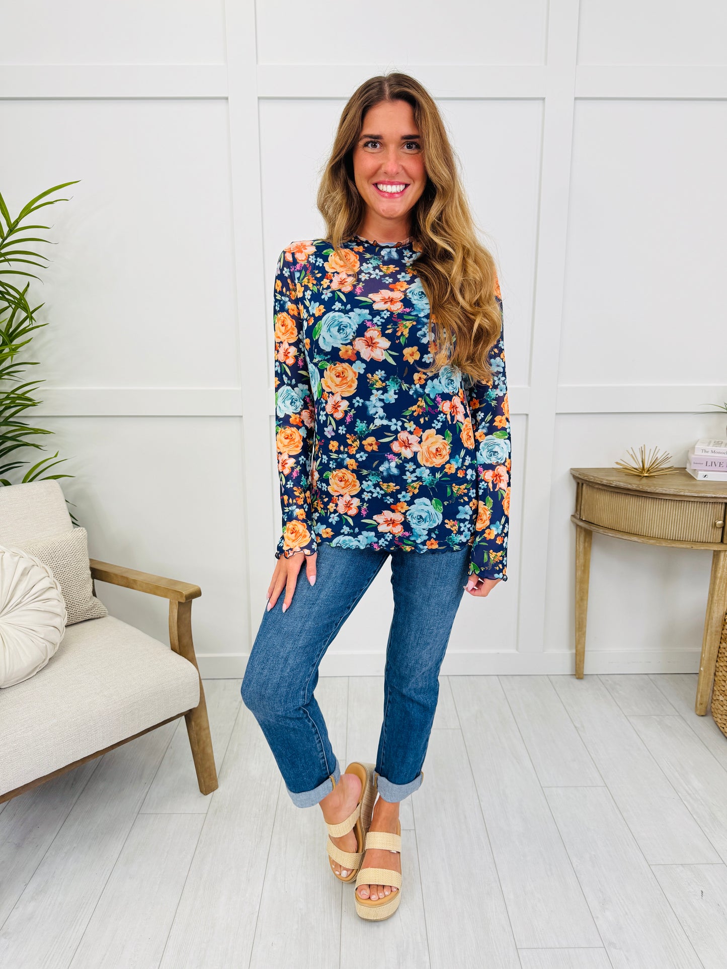 Midnight Meadow Top